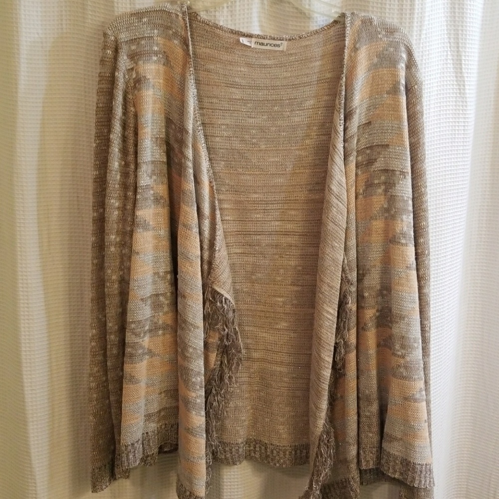 Maurices Aztec/southwest lightweight sweater